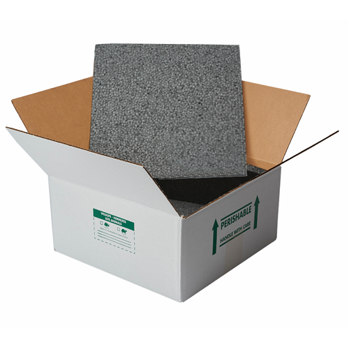 16x16x8 Insulated Shipping Box 1/2 Foam 8 Pack